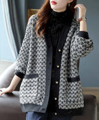R&B | Damen Cardigan mit Klassischem Strickmuster