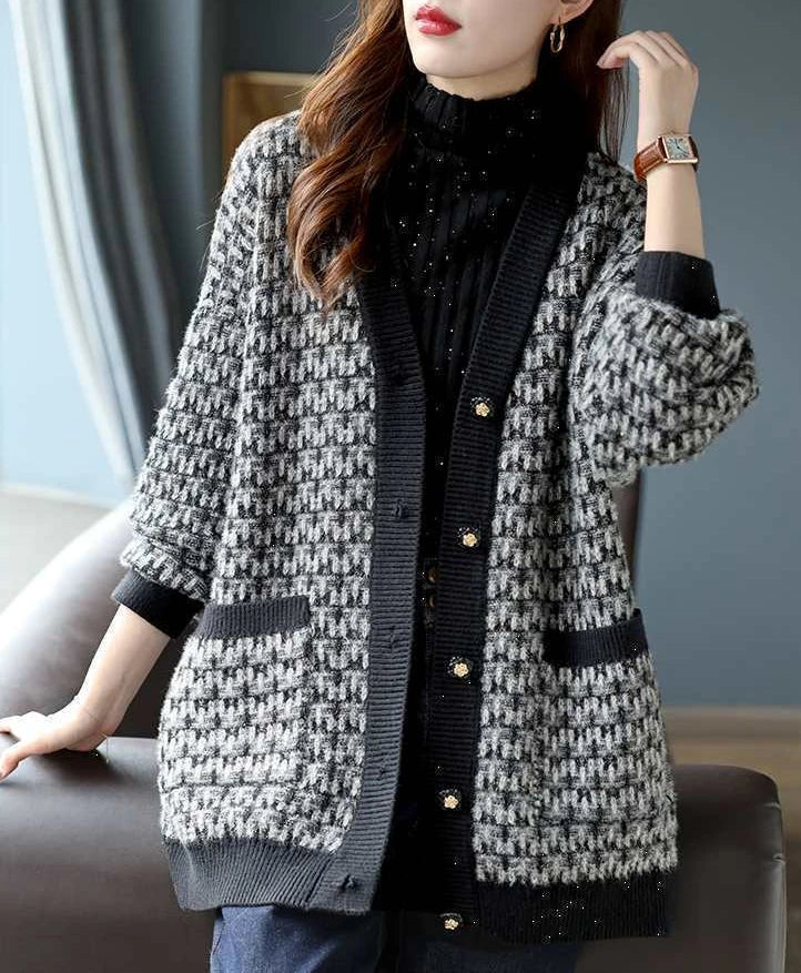 R&B | Damen Cardigan mit Klassischem Strickmuster