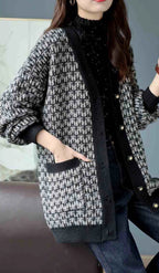 R&B | Damen Cardigan mit Klassischem Strickmuster