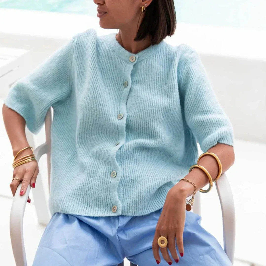 R&B | Kurze Damenstrickjacke Winter
