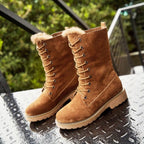 R&B | Hohe Damenstiefel Aus Wildleder