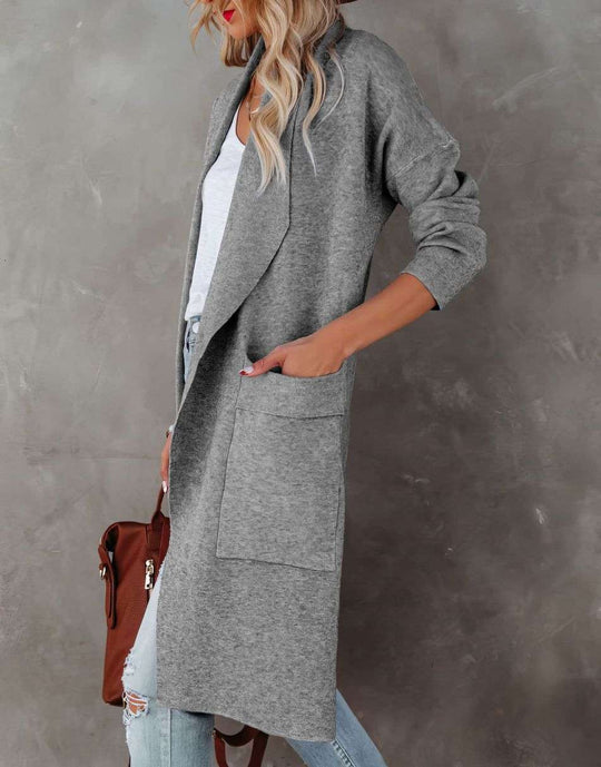 R&B | Revers Weicher Pendler Cashmere Mantel