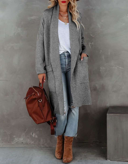 R&B | Revers Weicher Pendler Cashmere Mantel