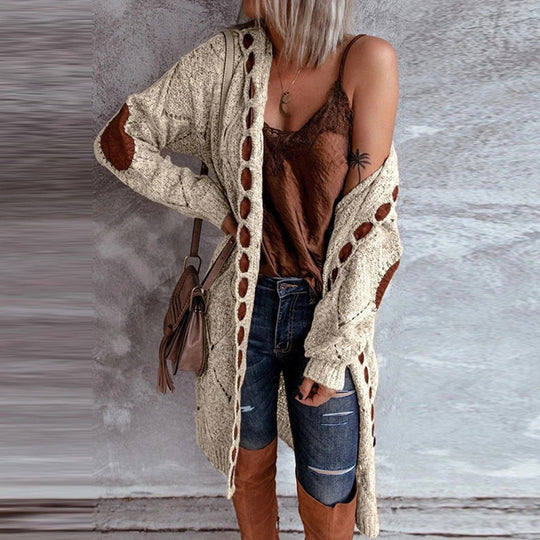 R&B | Modische Strickjacke mit Kapuze