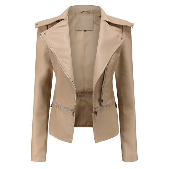 R&B | Passform Bikerjacke für Damen Lässig