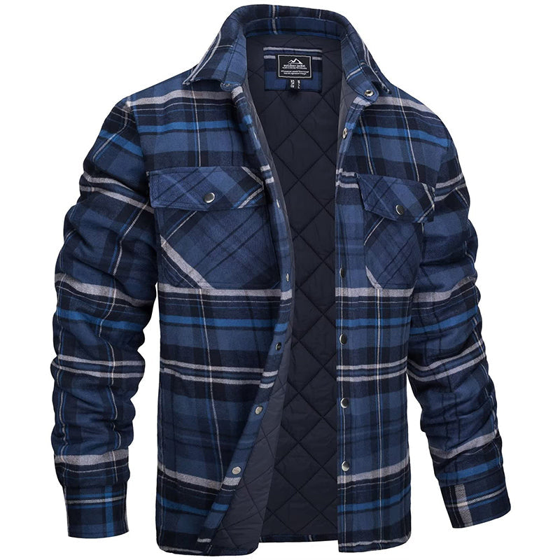 R&B | Herren Holzfällerjacke im karierten Design
