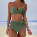 Stylischer Bikini mit hoher Taille