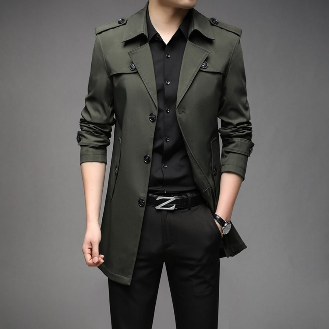 R&B | Herren Stilvoller Trenchcoat - Wasserdicht & Winddicht