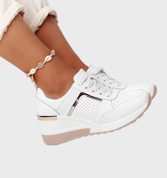 R&B | Sneakers Leichtgewicht, Atmungsaktive Sneakers Mit Keilabsatz Für Damen
