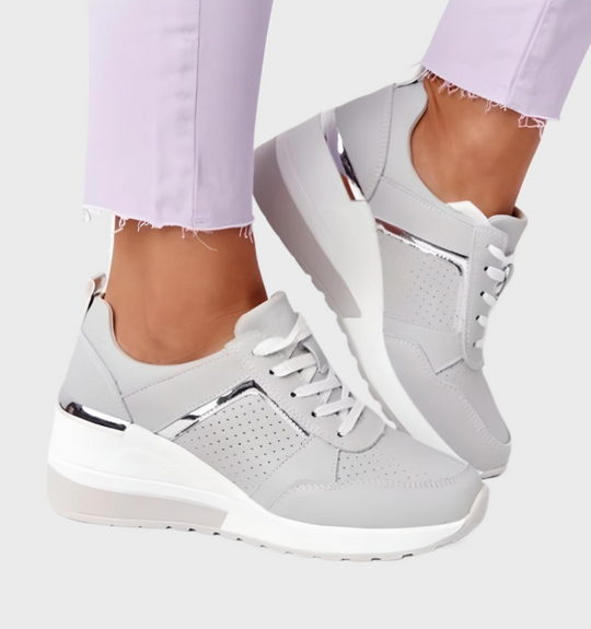 R&B | Sneakers Leichtgewicht, Atmungsaktive Sneakers Mit Keilabsatz Für Damen