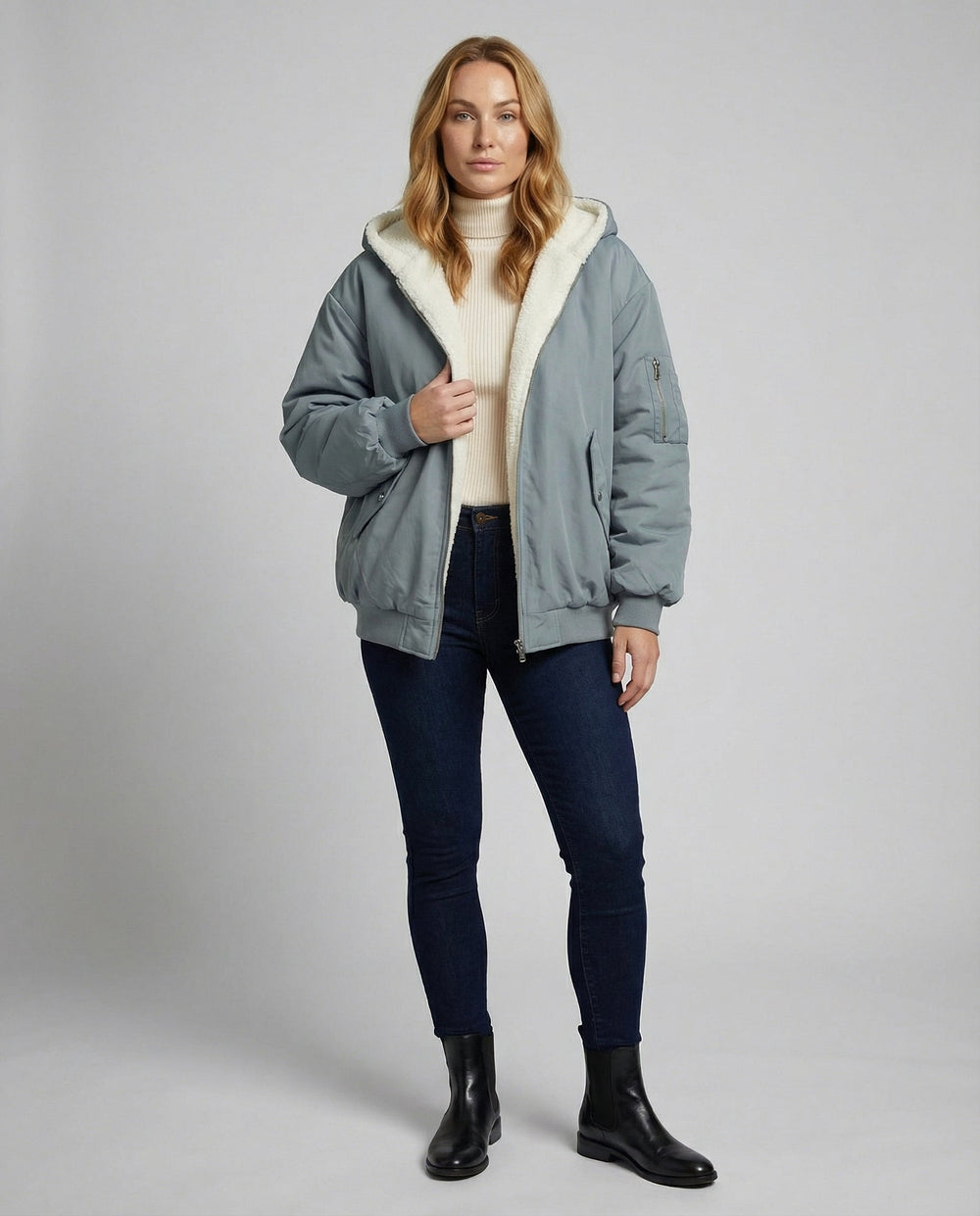 Wendbare Oversize Winterjacke | R&B