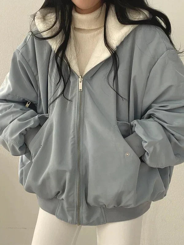 R&B | Wendbare Winterjacke - Oversize-Passform