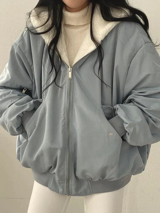 R&B | Wendbare Winterjacke - Oversize-Passform