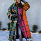Herren Mantel Lang | Oversized Wintermantel mit Notch-Lapel & Taschen