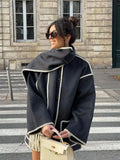 R&B | Statement-Jacke mit Schal