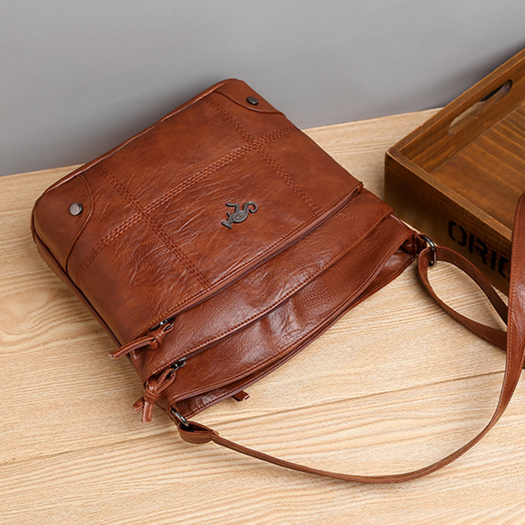 R&B | Vintage Leder Umhängetasche für Damen