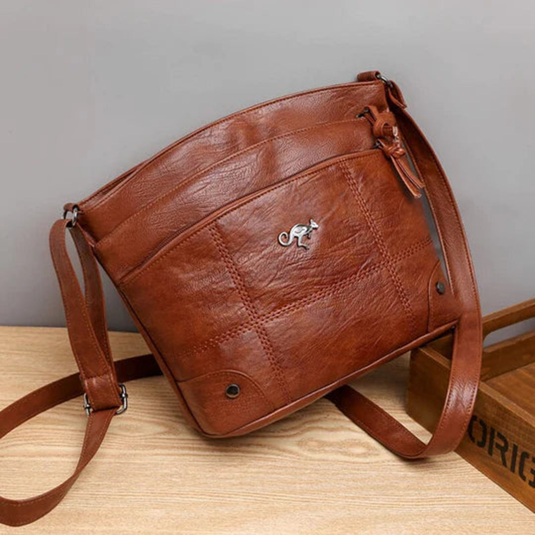 R&B | Vintage Leder Umhängetasche für Damen