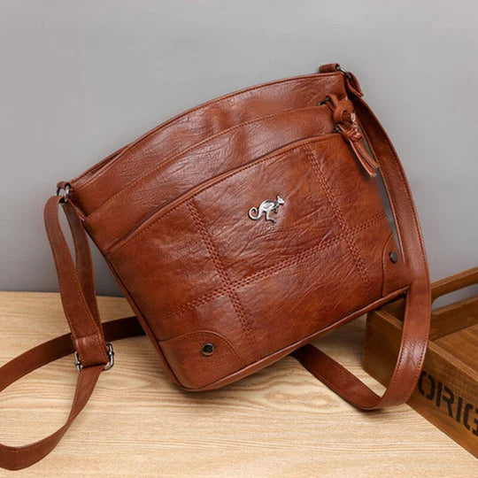 R&B | Vintage Leder Umhängetasche für Damen
