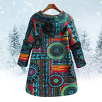 R&B | Klassiker Blumen Kapuzenjacke Winter