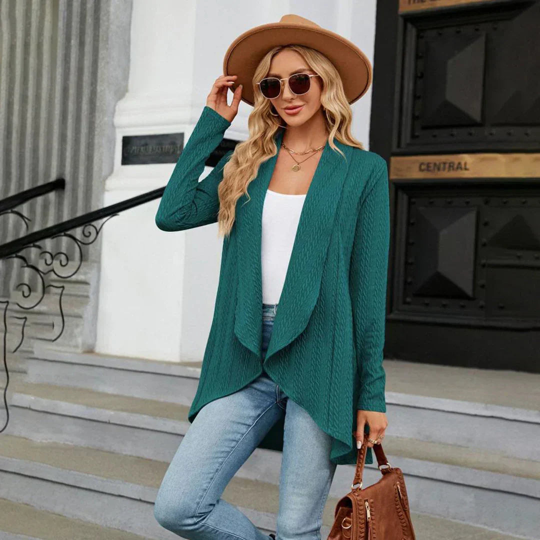 R&B | Cardigan - Damen Herbst Stilvoll Langarm Cardigan