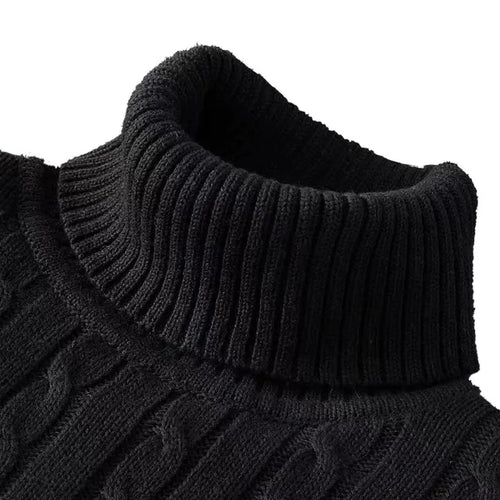 R&B | Kuscheliger Herrenpullover mit trendigem Rollkragen - Wintersaison 2024