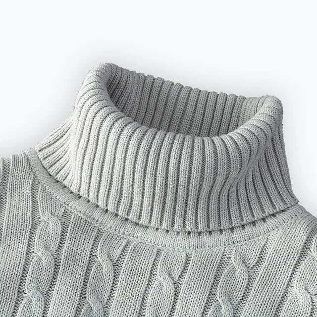 R&B | Kuscheliger Herrenpullover mit trendigem Rollkragen - Wintersaison 2024