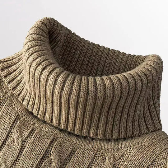 R&B | Kuscheliger Herrenpullover mit trendigem Rollkragen - Wintersaison 2024