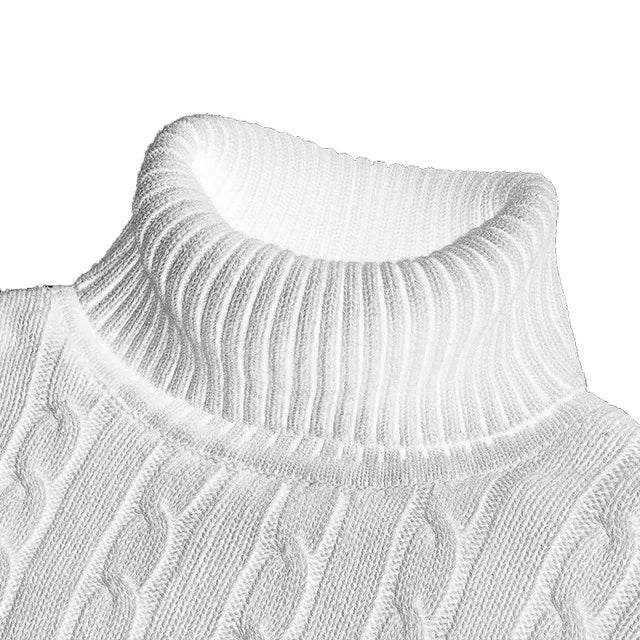 R&B | Kuscheliger Herrenpullover mit trendigem Rollkragen - Wintersaison 2024