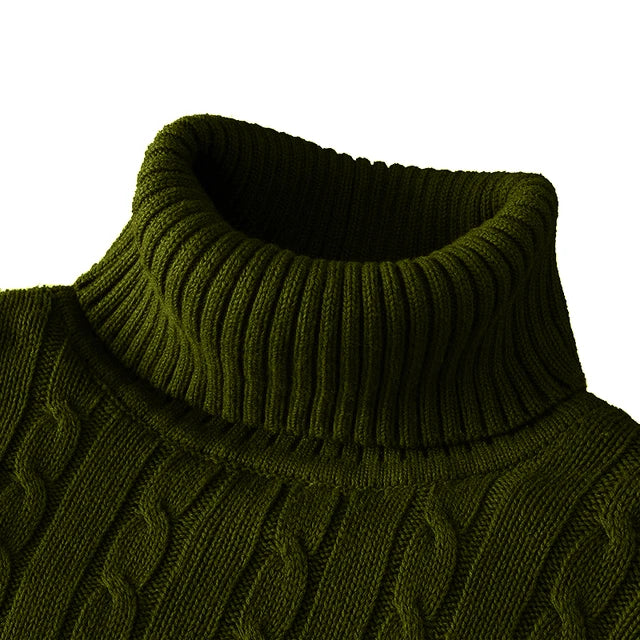 R&B | Kuscheliger Herrenpullover mit trendigem Rollkragen - Wintersaison 2024