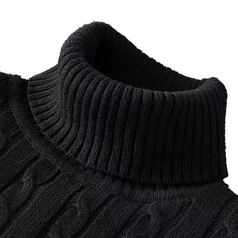R&B | Kuscheliger Herrenpullover mit trendigem Rollkragen | Wintersaison 2024