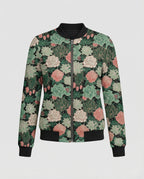 R&B | Bedruckte Zip Jacke