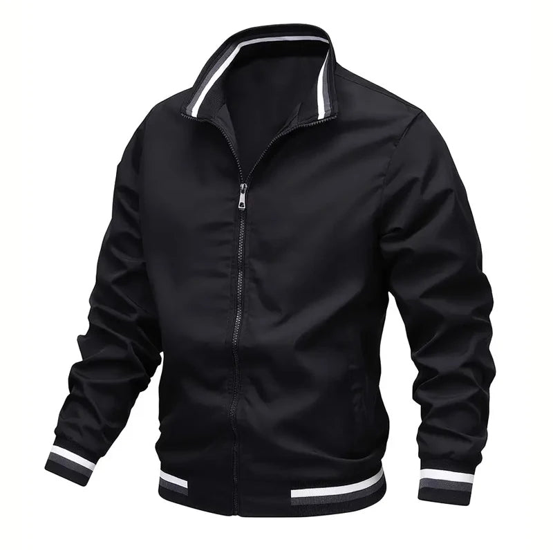 R&B | Windbreaker-Jacke für Männer mit Stehkragen