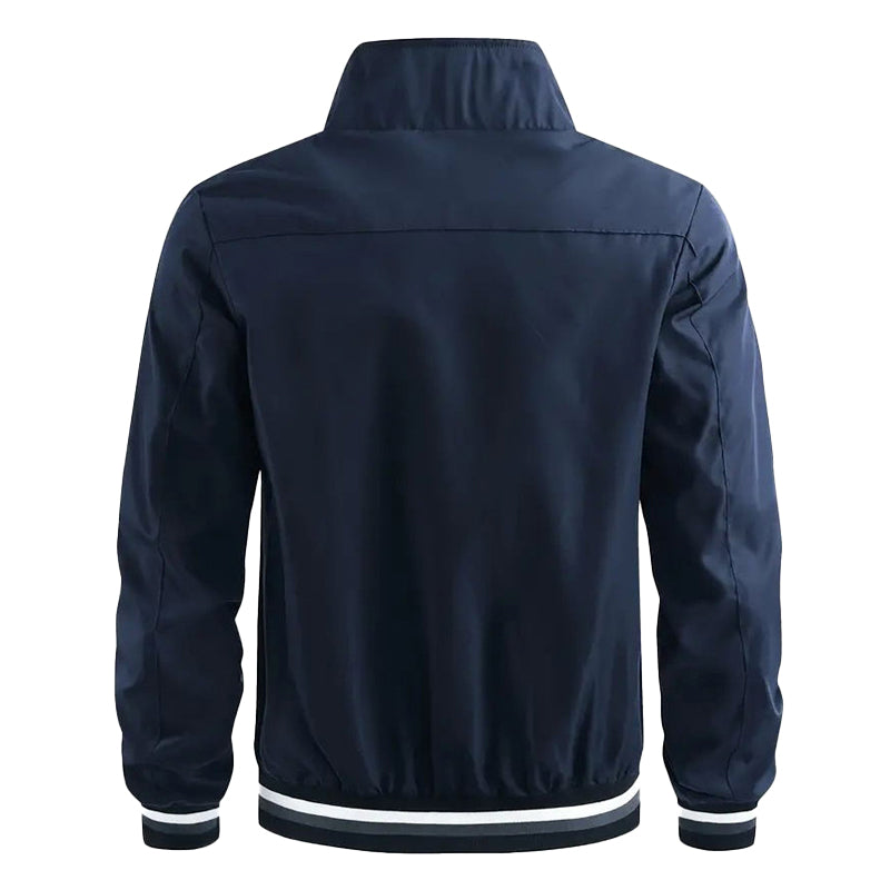 R&B | Windbreaker-Jacke für Männer mit Stehkragen