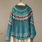 R&B | Stylischer Pullover mit Vintage-Muster