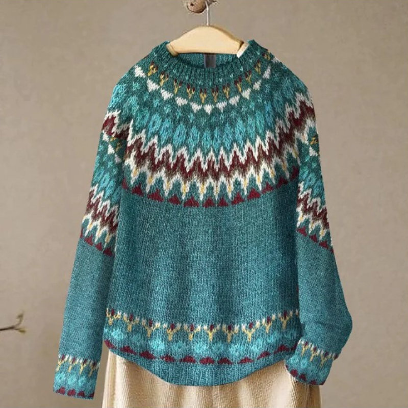 R&B | Stilvolle Sweatshirt mit Vintage-Muster