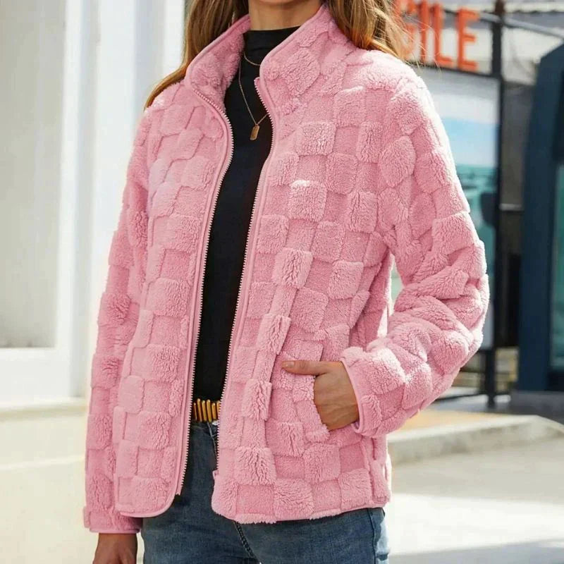 R&B | Ultraweiche Kurz Fleecejacke