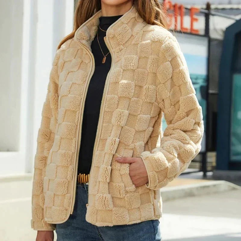 R&B | Super Weiche Kurze Fleecejacke für Den Herbst