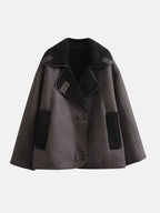 Oversized  Damenjacke mit Fell