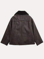 Oversized  Damenjacke mit Fell
