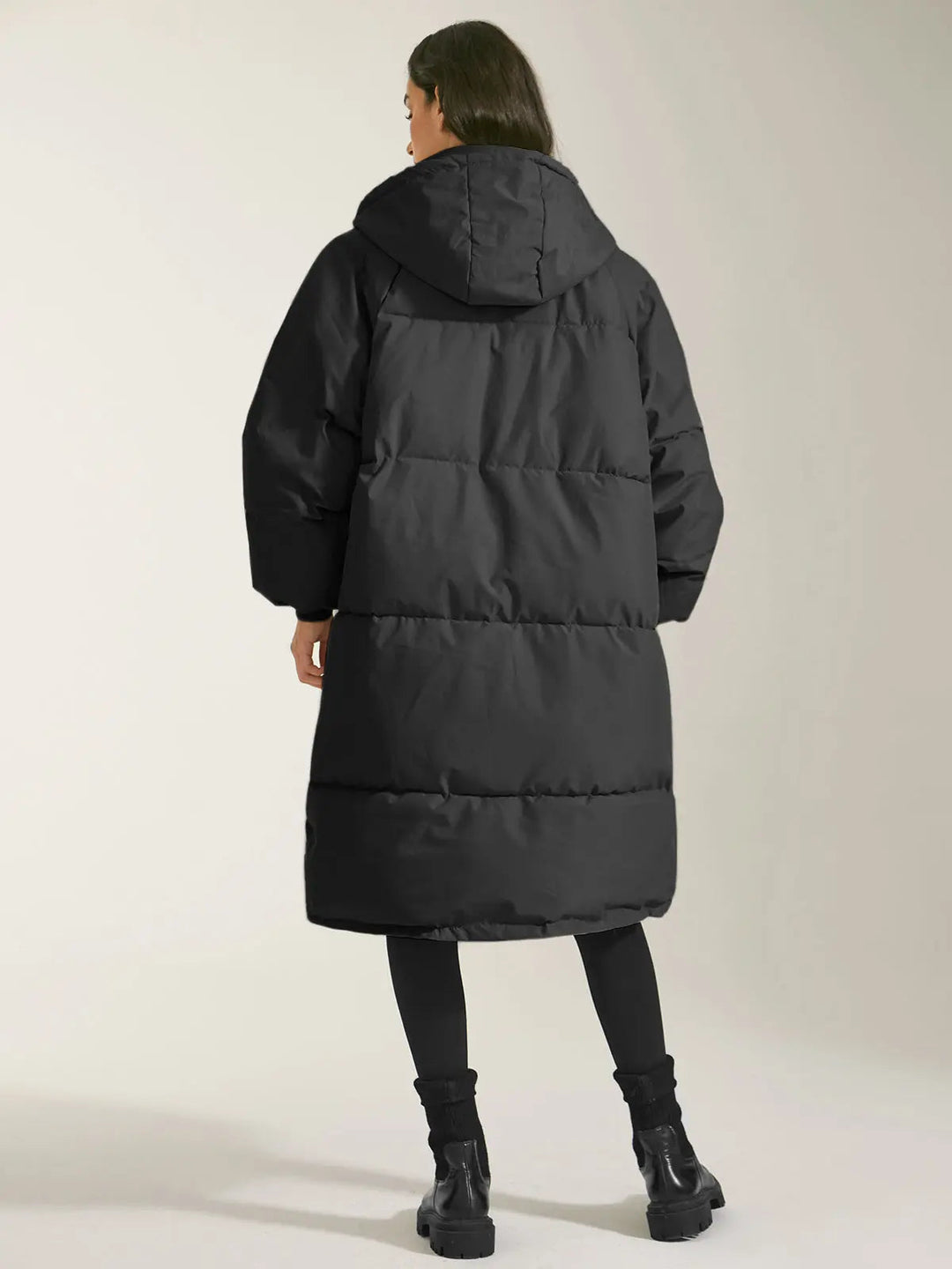 R&B | Pufferparka mit Kapuze und Reißverschluss
