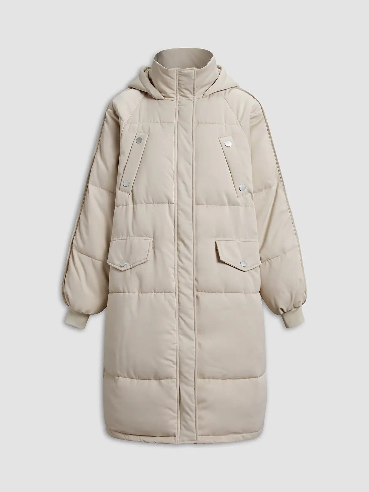 R&B | Pufferparka mit Kapuze und Reißverschluss
