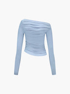 R&B | Off-shoulder Top mit Drapierung Leicht und Elegant Bequeme Passform