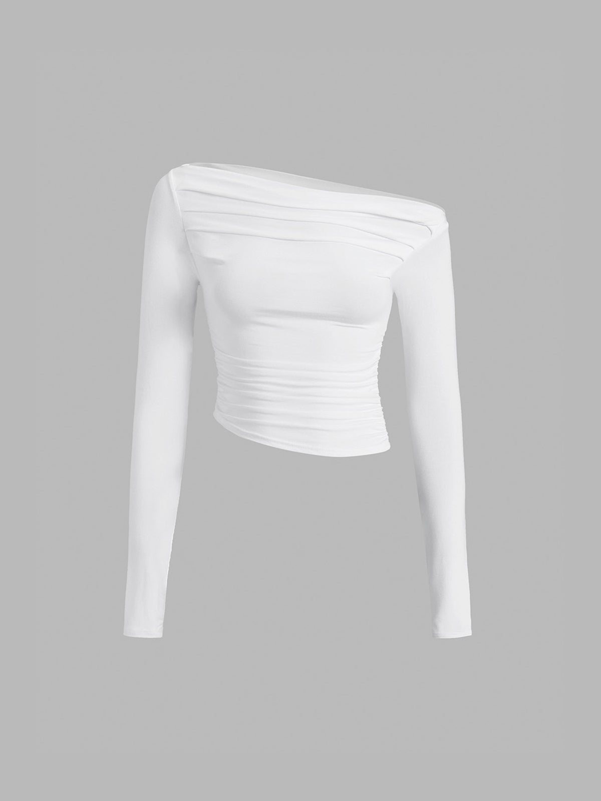 R&B | Off-shoulder Top mit Drapierung Leicht und Elegant Bequeme Passform