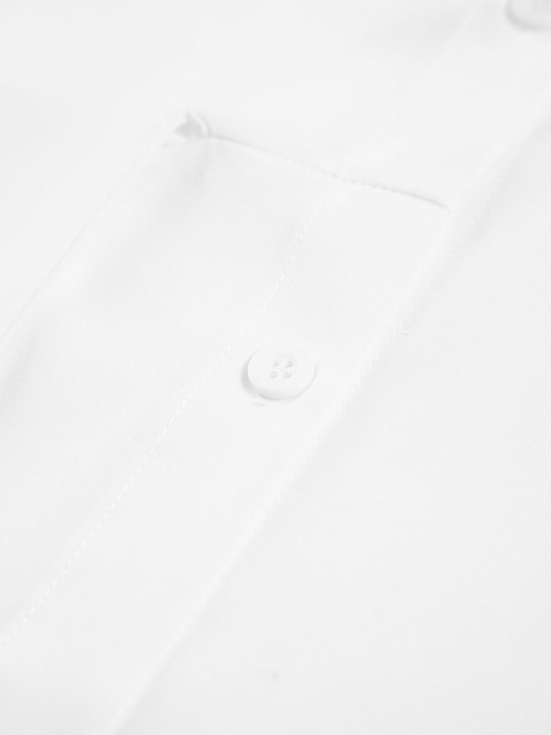 R&B | Hemd mit Bindeband in Der Taille Baumwollmischung Elegant und Zeitlos