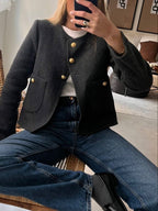 R&B | Money Aesthetics Tweed-Jacke