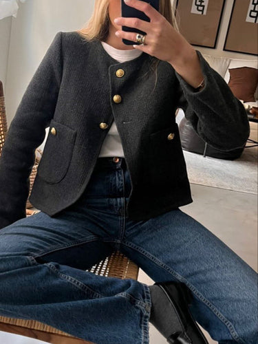 R&B | Money Aesthetics Tweed-Jacke