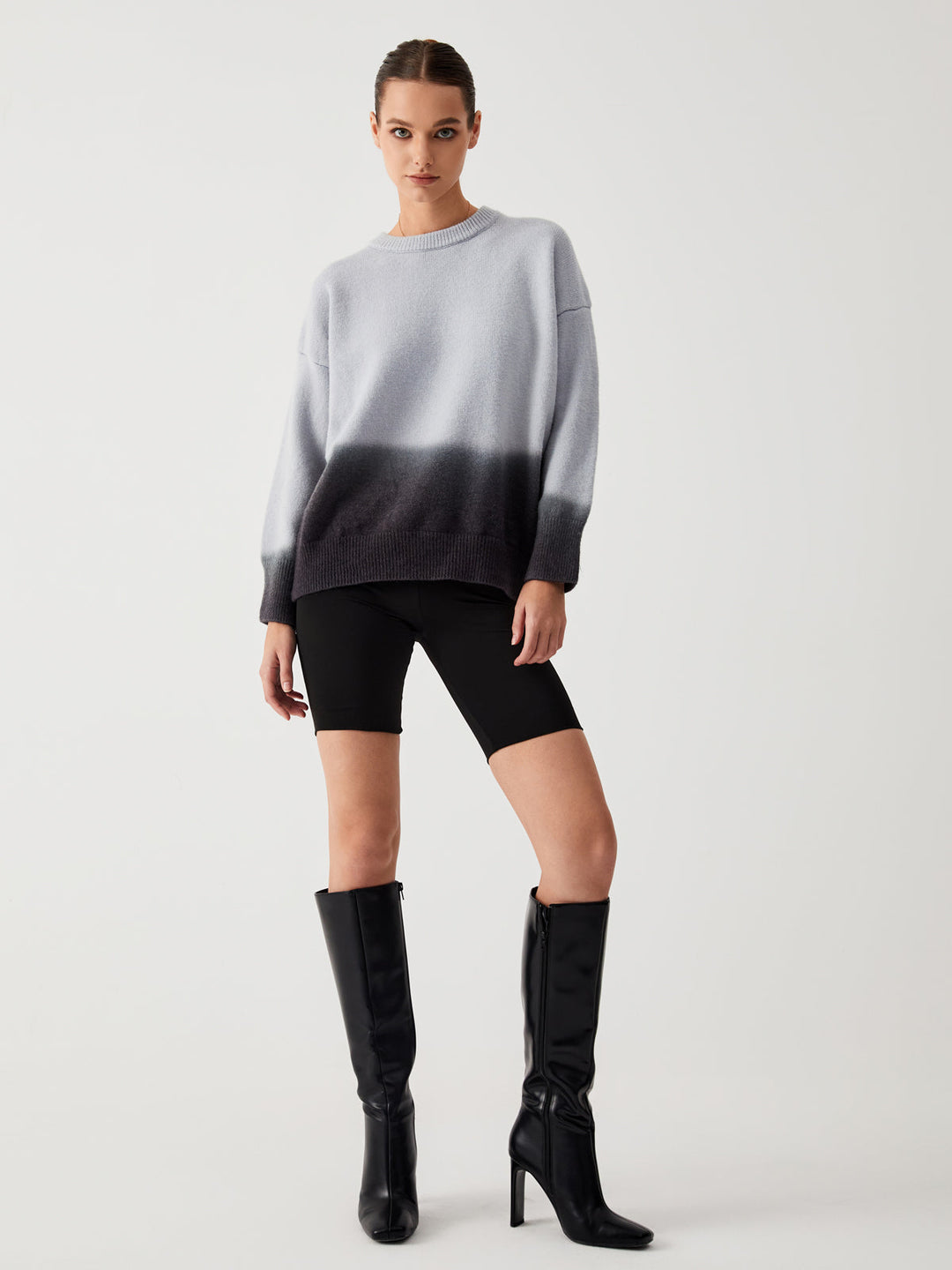 R&B | Ombre Pullover Übergröße