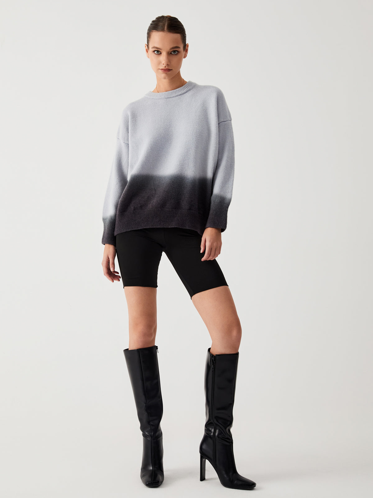 R&B | Ombre Pullover Übergröße