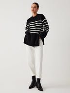R&B | Großer Pullover mit Streifen