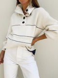 R&B | Offener Knopf-Pullover
